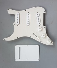 Used Left Handed Loaded Strat Pickguard & Tremelo Cover