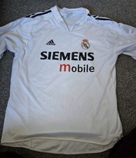 Real Madrid 2004/05 Football Home Shirt Men's Large RAUL #7
