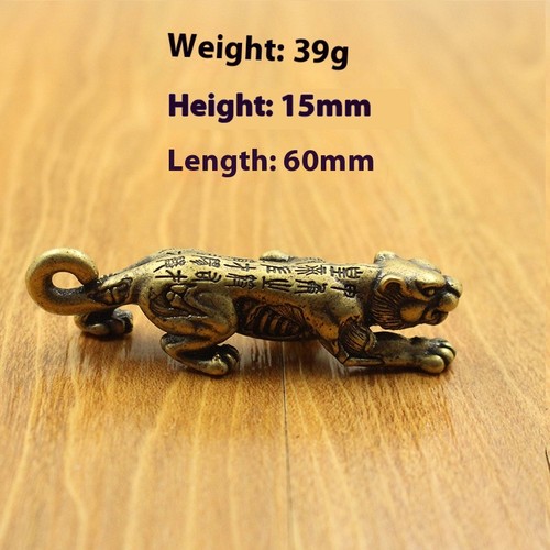 Brass tiger talisman desktop - tiger,