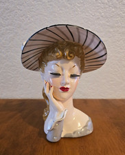 Vintage Napco Lady Head Vase