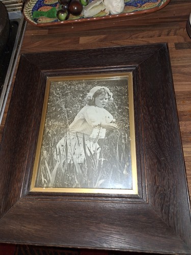 Antique framed photo - antique,
