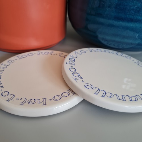 Whittard large ceramic coaster - whittard,