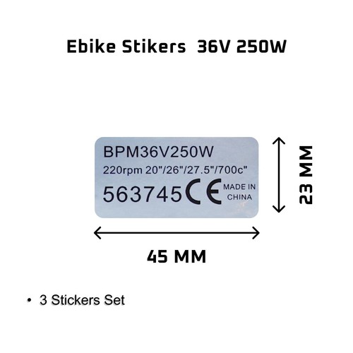Motor sticker decal - sticker, 36v