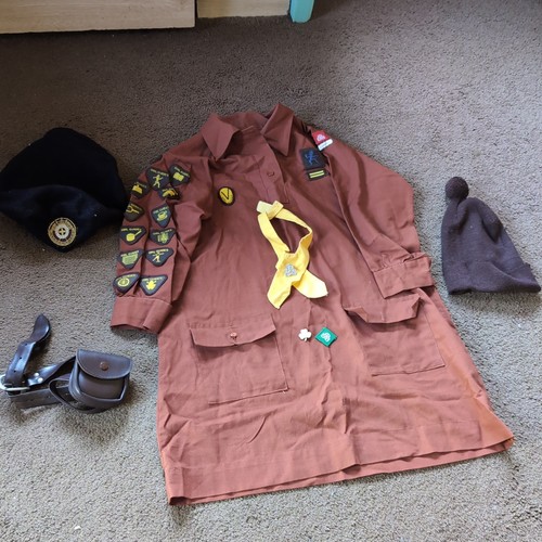 Vintage brownies uniform 1980s - brownies,