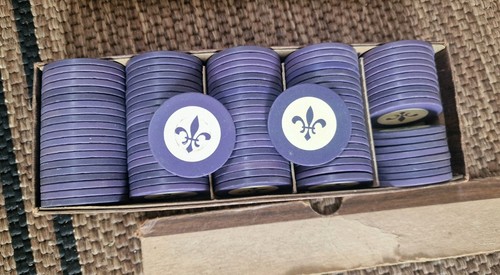 Vintage inlaid fleur lis - vintage,