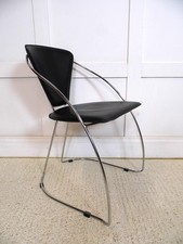 Designer Black leather and