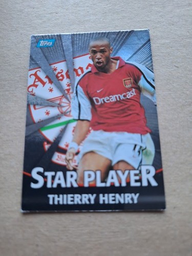 Thierry henry arsenal topps - arsenal,