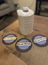 Blue Moon Round Beer Mats Pack