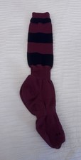 Sports socks claret navy - sports,