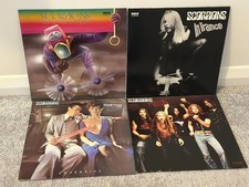 SCORPIONS - In Trance/Virgin Killer/Lovedrive/Fly To The Rainbow 4 x LP LOT EX+