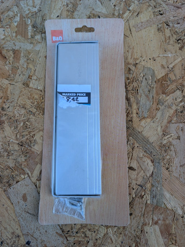 Silver effect letterplate - b&q,