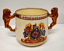 Antique Commemorative Loving Cup King Edward V111 Coronation 1937 Paragon China