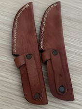 2 x Brown Leather Hunting