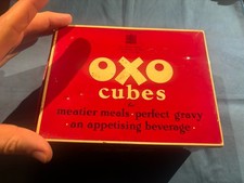 Vintage OXO Cubes Tin Rare