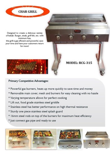 Commercial chargrill flame - commercial,