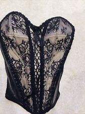 Stunning Black And Nude Catwalk Collection Corset. One Size.