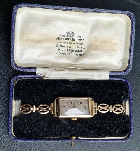 Rolex art deco 9ct - rolex,