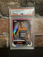 2023 Topps Chrome Oscar Piastri Formula 1 Freshest Rookie RC /75 Pink PSA 9