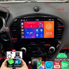 64G STEREO RADIO FOR NISSAN JUKE F15 2010-2018 CARPLAY ANDROID15 GPS SWC SAT NAV
