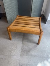 Vintage Ercol Blonde Finish Model 931 Footstool No Cushion Gold Label VGC