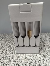 Galway Crystal Vintage Champagne Glasses Set of 4 21cm