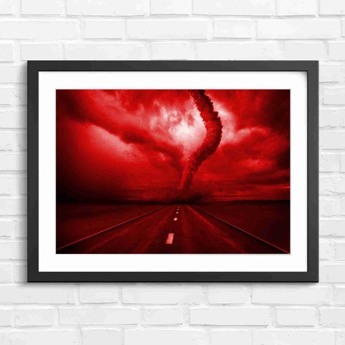 Dark storm tornado rolling - storm,