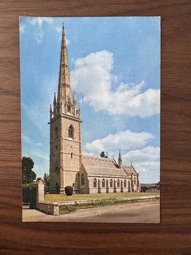 Vintage postcard marble church - vintage,