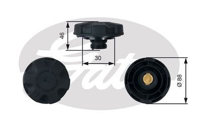 Gates radiator cap for bmw - cap,