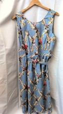 LAURA ASHLEY blue Flowered