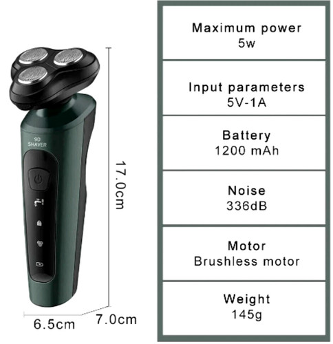 Mens electric shaver razor wet - shaver,