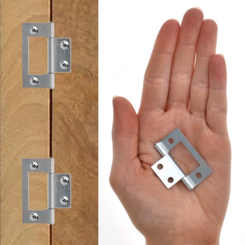 Flush hinges 2pc small 40mm - flush,