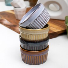 Reactive Glaze Ramekins Set Of