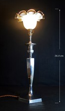 Rare Victorian Silver-Plated Lamp, 19th-C (C1870s) Hallmarked & Hand-Made Shade
