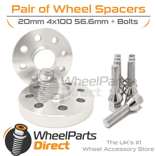 Wheel spacers bolts 20mm - spacers, (2)