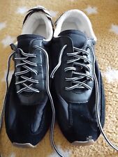 ZARA Women Retro Gum Sole Trainers Zebra Pony Skin Black White Monochrome UK 8