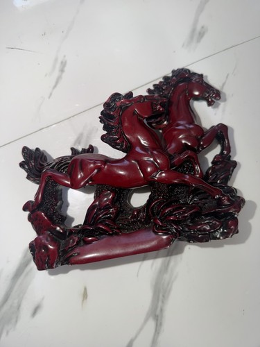 Chinese resin horses figurine - horses,