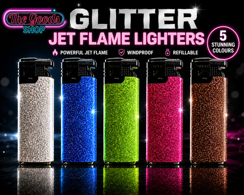 Glitter jet torch flame - glitter,