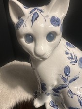 Vtg Elpa Alcobaca Ceramic Cat