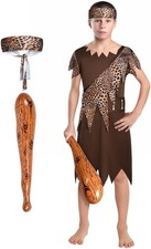 Kids Caveman Costume, Stone