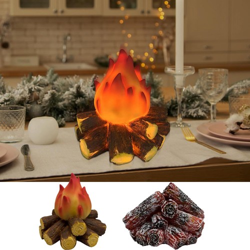 Faux fireplace logs - faux, with