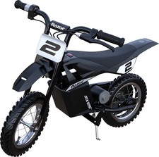 Razor MX125 Dirt Rocket W/ Decals Lithium electric dirt bike for kids aged 7+