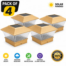 Solar Post Cap Lights Outdoor