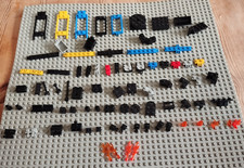 Vintage Lego Castle Spare parts - Hinges, Horse hitchings small pieces