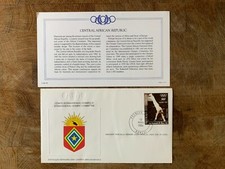 CENTRAL AFRICAN REPUBLIC CAR 1984 FDC IOC OLYMPIC GAMES GYMNASTICS PARALLEL BARS