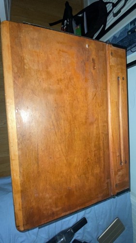 Old vintage school solid wood - vintage,