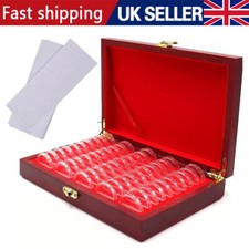 Wooden Coins Display Storage