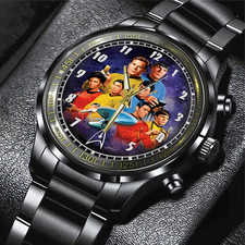 Star Trek Black Stainless Steel Watch