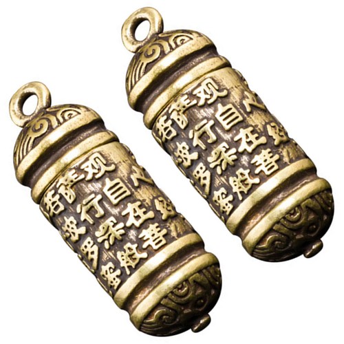 2pcs brass key - key, pendants