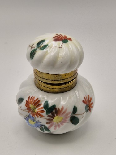 Antique porcelain inkwell - antique,