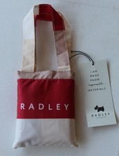 Radley London Summer stripe foldable shopper bag - new with tag